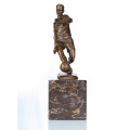 Figura Deportiva Jugador De Fútbol Home Deco Escultura De Bronce Estatua TPE-737